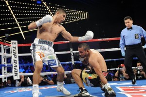 Garcia dropping Salido.